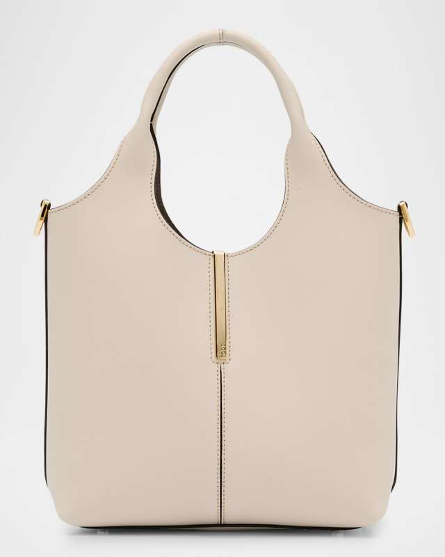 Mini Leather Tote Shopping Bag